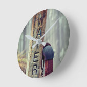 Wasserventil Runde Wanduhr (Winkel)