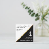 Wasserversorgung Quadratische Visitenkarte (Stehend Vorderseite)