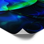 Wasserverzerrung Poster (Ecke)