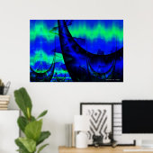 Wasserverzerrung Poster (Heimbüro)