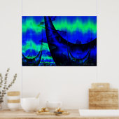 Wasserverzerrung Poster (Küche)