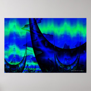 Wasserverzerrung Poster