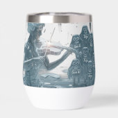 Wasserviolinist, KI und Algorithmen (White BG) (Rückseite)