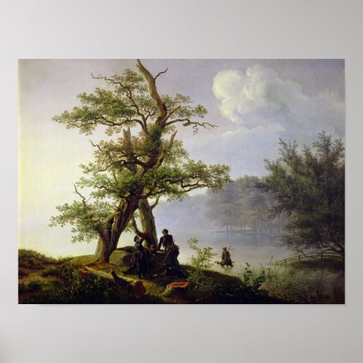 Wasservögel, 1828 poster (Vorne)