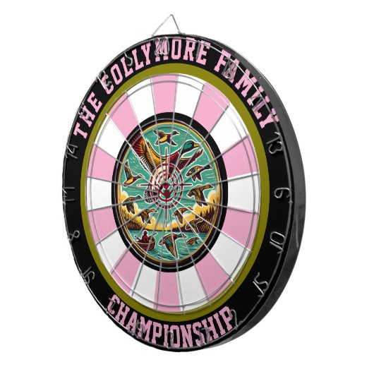 Wasservögel-Decke einer Wand Dartscheibe (Vorderseite rechts)