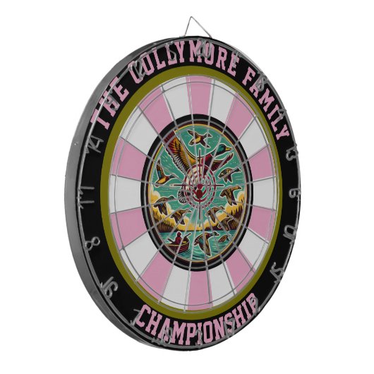 Wasservögel-Decke einer Wand Dartscheibe (Vorderseite Links)