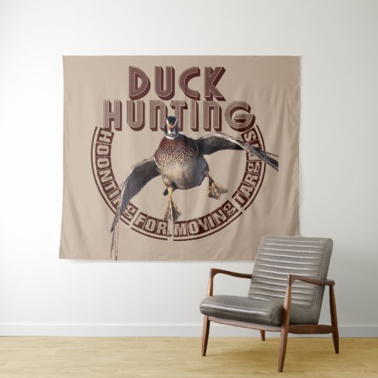 Wasservögel, Entenjagd Wandteppich (Beispiel (Horizontal))
