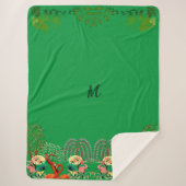 Wasservögel Flamingo Baum des Lebens Gewohnte Vege Sherpadecke (Vorderseite)