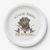 Wasservögel , Game Bird Junting T - Shirt Trucker  Pappteller (Vorderseite)