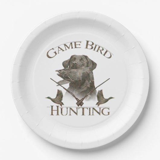 Wasservögel , Game Bird Junting T - Shirt Trucker Pappteller (Vorderseite)