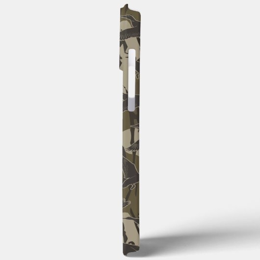 Wasservögel Jagd Camouflage Entenjäger Case-Mate iPhone Hülle (Rückseite / Links)