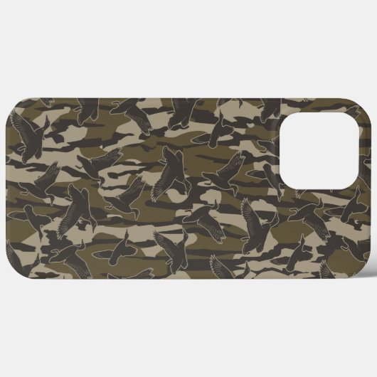 Wasservögel Jagd Camouflage Entenjäger Case-Mate iPhone Hülle (Rückseite (Horizontal))