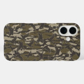 Wasservögel Jagd Camouflage Entenjäger Case-Mate iPhone Hülle (Rückseite (Horizontal))