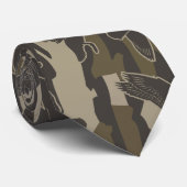 Wasservögel Jagd Camouflage Entenjäger Krawatte (Gerollt)