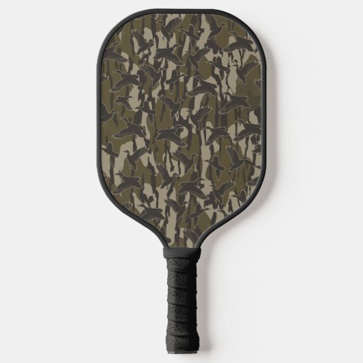 Wasservögel Jagd Camouflage Entenjäger Pickleball Schläger (Vorderseite)