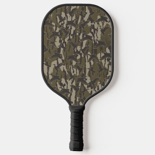 Wasservögel Jagd Camouflage Entenjäger Pickleball Schläger (Rückseite)