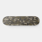Wasservögel Jagd Camouflage Entenjäger Skateboard (Horizontal)