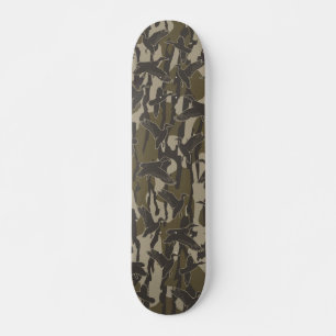 Wasservögel Jagd Camouflage Entenjäger Skateboard
