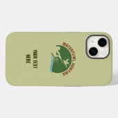 Wasservögel Jagd iPhone Case (Rückseite (Horizontal))