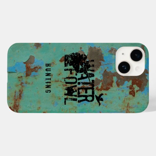 Wasservögel Jagd iPhone Case (Rückseite (Horizontal))