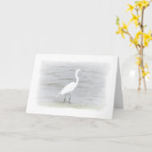 Wasservogel Karte (Gelbe Blume)