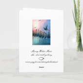 Wasservögel, mit Beileid... Karte (Rückseite)