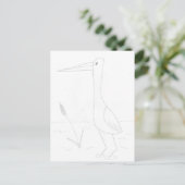 Wasservogel Postkarte (Stehend Vorderseite)