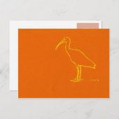Wasservogel Postkarte (Vorne/Hinten)