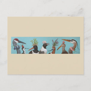 Wasservögel-Postkarte Postkarte
