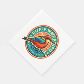 Wasservogel Serviette (Ecke)