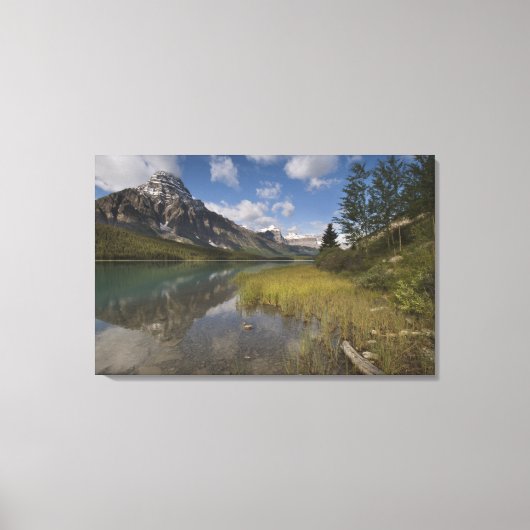 Wasservogelsee entlang des Icefields-Parks, Leinwanddruck (Vorderseite)