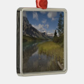 Wasservogelsee entlang des Parks Icefields, Ornament Aus Metall (Rechts)