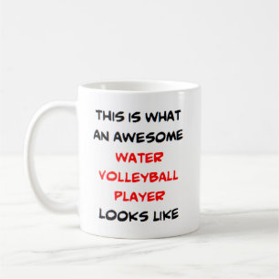 Wasservolleyball-Spieler, phantastisch Kaffeetasse