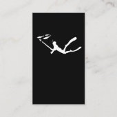 Wasservorräte Schnorchel Speargun Fischfang Jagd Visitenkarte (Vorderseite)