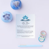 Wasservorteil Blue Business Advertising Flyer (Einzeln)