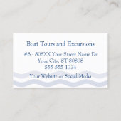 Wasserwaagen und Anker Visitenkarte (Rückseite)