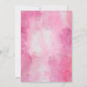 Wasserwaffe Custom Girl Geburtstag Dankeskarte (Rückseite)