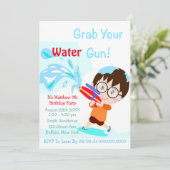 Wasserwaffenjunge zum Geburtstag (Stehend Vorderseite)