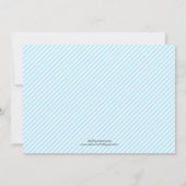 Wasserwaffenjunge zum Geburtstag Einladung (Rückseite)