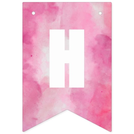 Wasserwaffenmädchen Geburtstag Wimpelkette (Zweite Fahne)