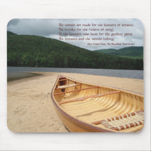 Wasserwand-Paddelboot-Mauspad Mousepad