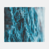WASSERWASSER IN NAHER BILDSCHIRM FLEECEDECKE (Vorderseite (Horizontal))