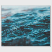 WASSERWASSER IN NAHER BILDSCHIRM GESCHENKPAPIER (Flach)
