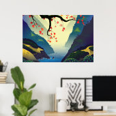 Wasserweg (vollständig) poster (Heimbüro)