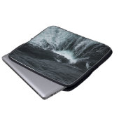 WASSERWELLEN LAPTOPSCHUTZHÜLLE (Vorne Knopf)