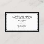 Wasserwellen Wasserläufe Visitenkarte (Rückseite)