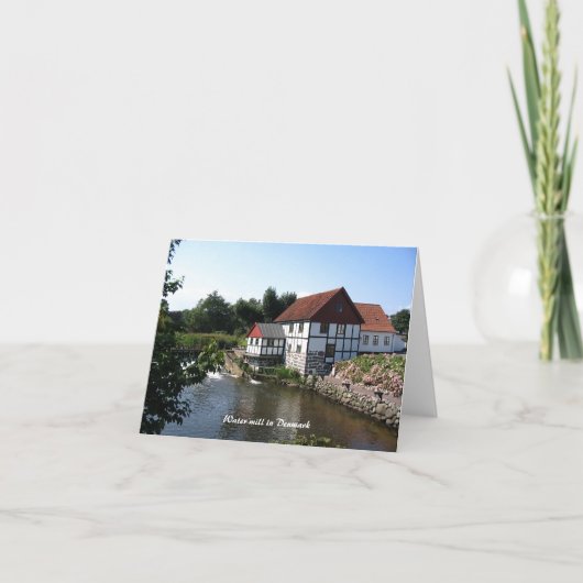 Wasserwerk in Dänemark Notecard Karte (Vorderseite)