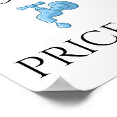 Wasserwerke - Wort für Bad | Bad Wa Poster (Ecke)