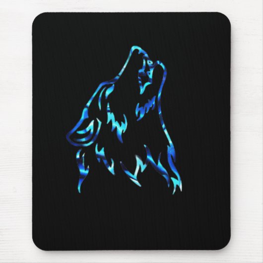 Wasserwolf Mousepad (Vorne)