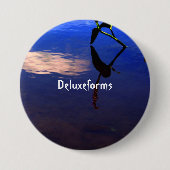 Wasserwolke Silhouette Button (Vorderseite)